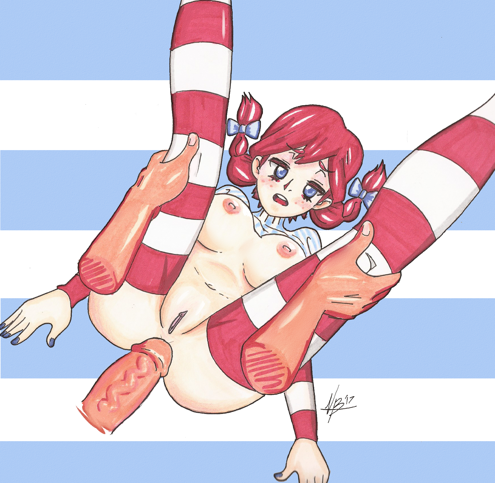 Wendy (Wendy`s mascot) .