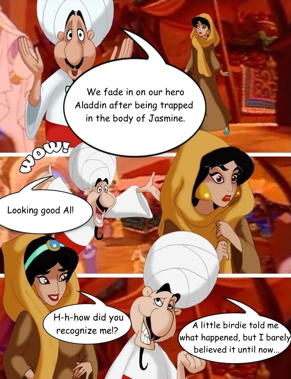 Aladdin Bondage Porn Caption | BDSM Fetish