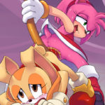 7028736 34491 Amy Rose Cream the Rabbit Sonic Team