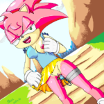 7028736 522526 Amy Rose Sonic CD Sonic Team pdxyz