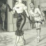 7115766 Mistress Leads Feminized Male Slave Down Street in Public