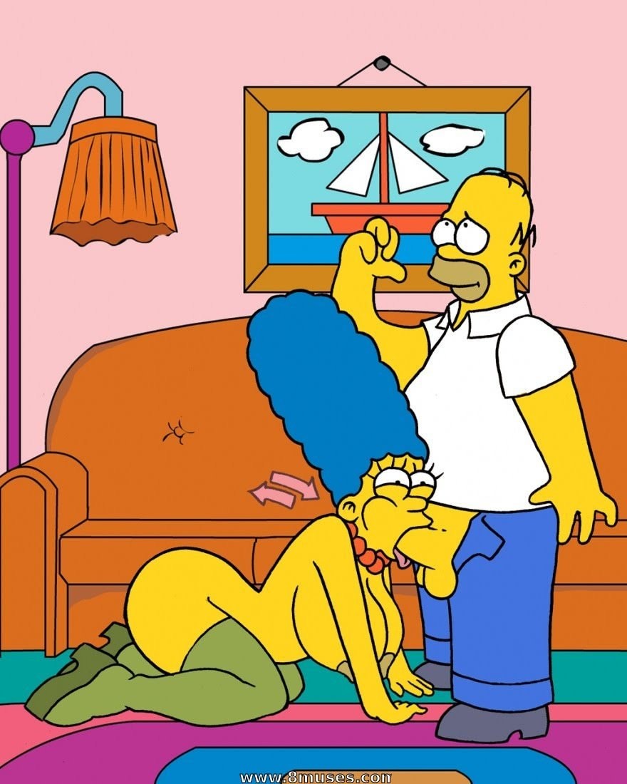 Homer simpson & Marge simpson.