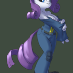 6044958 Atryl Rarity in Halloween costume, Jumpsuit because why not!