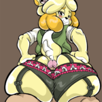 6112160 1562942 Animal Crossing Isabelle TwinDrills