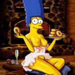 6130077 366834 Darkmatter Marge Simpson Playboy The Simpsons