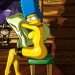 6130077 366835 Darkmatter Marge Simpson Playboy The Simpsons