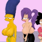 6130077 375276 Amy Wong Bart Simpson Futurama Marge Simpson The Simpsons Turanga Leela crossover