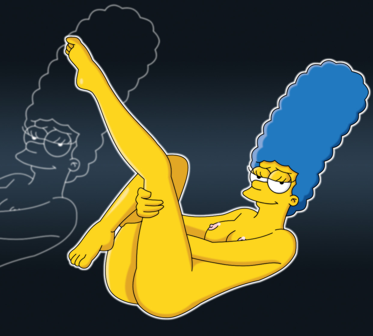 Hot BDSM night in simpsons family