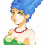 6130077 the simpsons marge by n lilix d8qkvy3 png