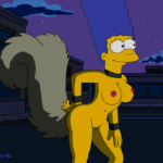 6130101 1720975 Ballron Halloween Kirk Van Houten Marge Simpson Mole The Simpsons