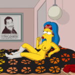 6130101 1777365 A Clockwork Orange Alex DeLarge Homer Simpson Marge Simpson The Simpsons WVS cosplay