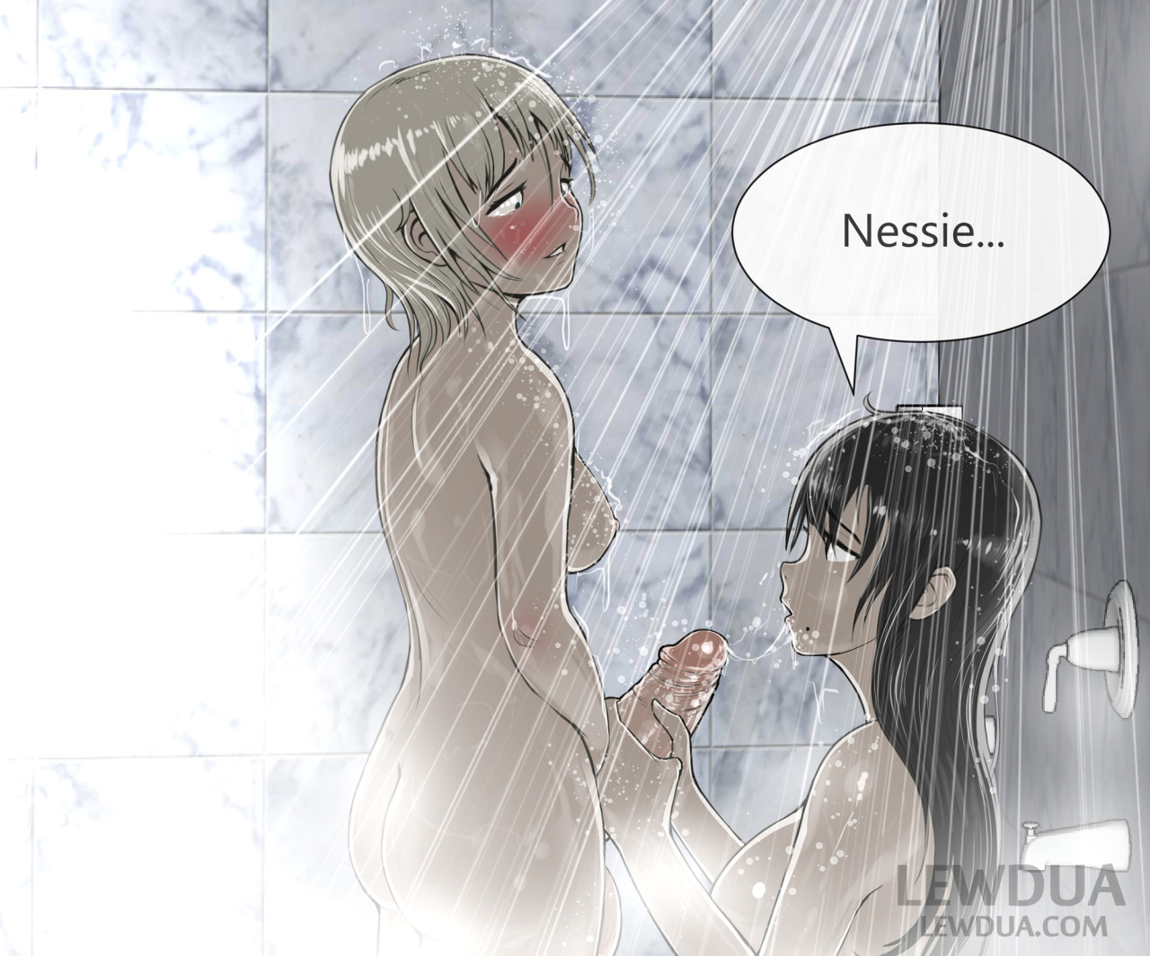 Hentai Force In Shower