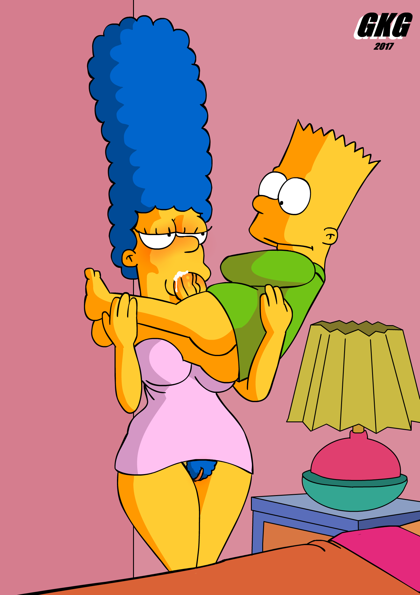 Marge Simpson And Alien's