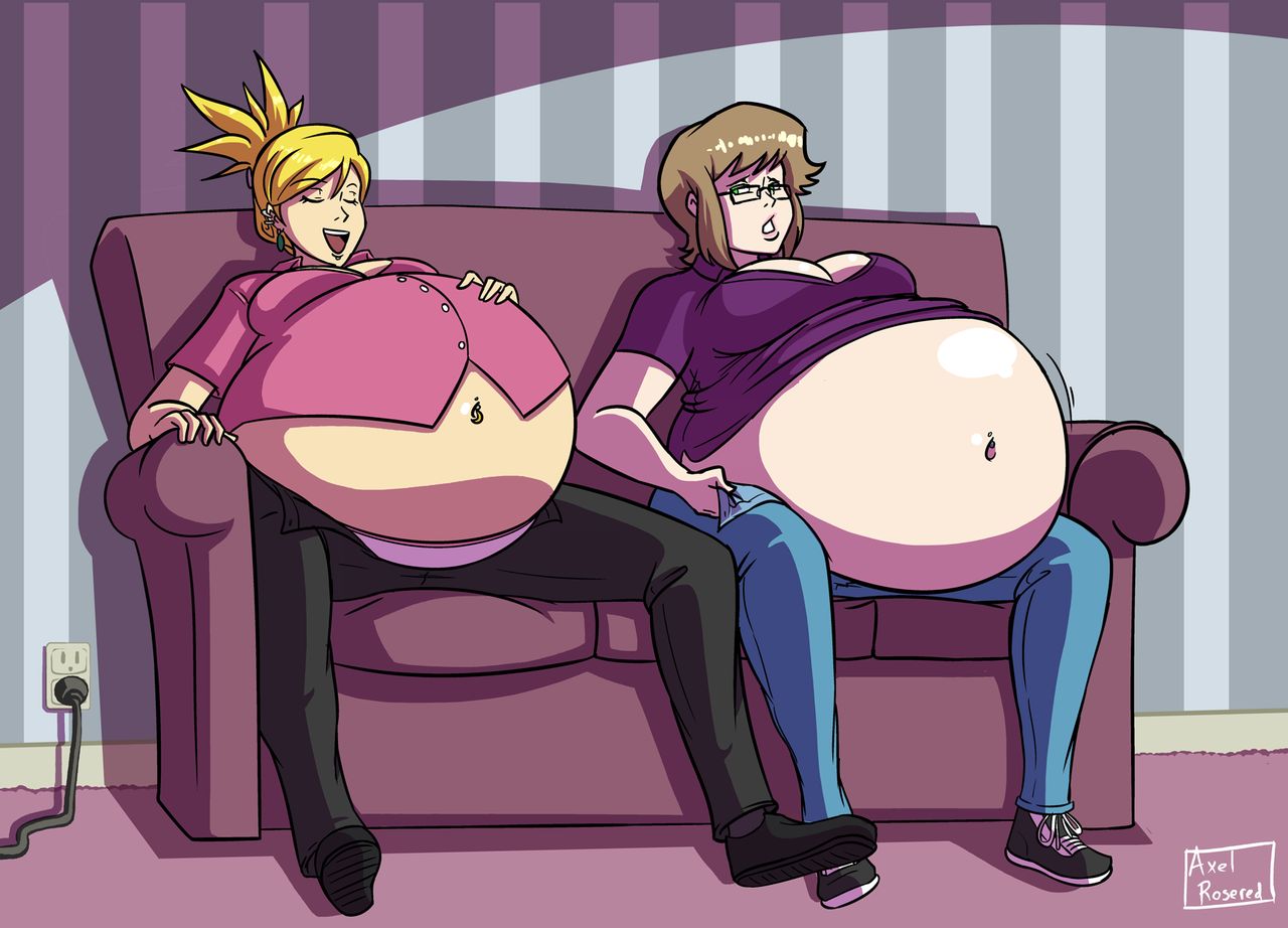 Anime weight gain hentai фото 90