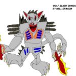 1208956 Wolf Slash Gundam
