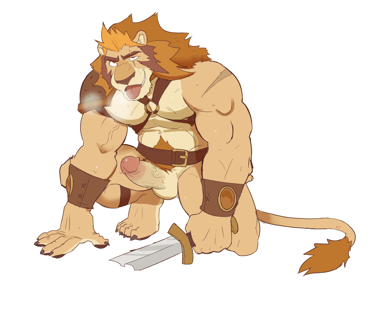 Gay Furry Lion And Tiger