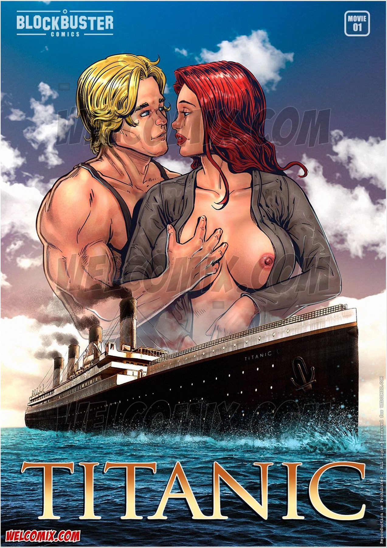 1216311 main 255706 BlockBuster Comics Comic Jack Dawson Rose DeWitt Bukater Titanic film