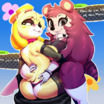 7441732 Z sable rule34 xxx 2094847 althecae animal crossing ass canine collar elbow gloves female from behind furry isabelle (animal crossing) sample