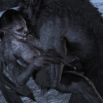1105990 1410102 Quick E Skyrim The Elder Scrolls Vampire Lord animated source filmmaker werewolf