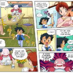 1235338 hanako pikachu and satoshi pokemon and pokemon anime drawn by pokemoa 005