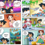 1235338 hanako pikachu and satoshi pokemon and pokemon anime drawn by pokemoa 006