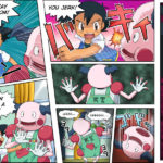 1235338 hanako pikachu and satoshi pokemon and pokemon anime drawn by pokemoa 015