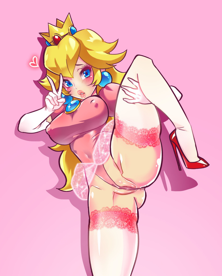 Pink Gold Princess Peach Porn