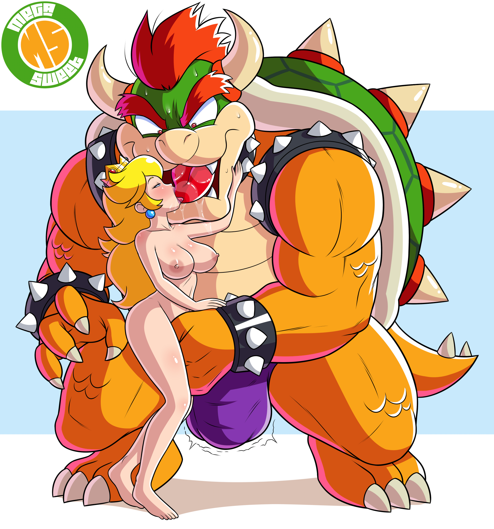 Naked peach has sex with bowser — pic 10