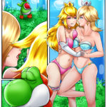 1258825 OtakuApologist 614853 Two Princesses One Yoshi Hentai Manga Page 1 Textless