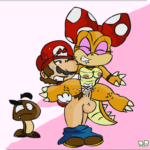 1261582 29212 Goomba Koopa Koopalings Mario Super Mario Bros. Wendy O. Koopa perverted bunny