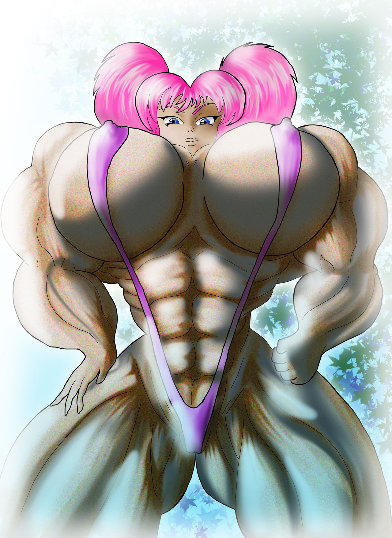 Muscle girl hentai manga фото 46