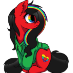 1112138 Rainbow mare by Ashley Arctic Fox