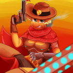 1144949 Applejack the Mccree by PassigCamel