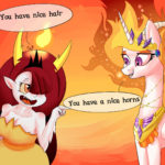 1144949 Hekapoo and Nightmare star by PassigCamel