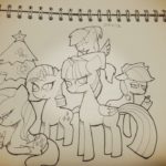 1144949 MLP Merry X mas by PassigCamel