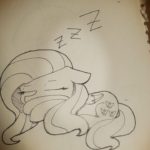 1144949 Sleeping Flutter shy by PassigCamel