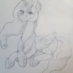 1144949 celestia doodle while math test by PassigCamel