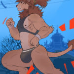 1286851 Runner lion bulge