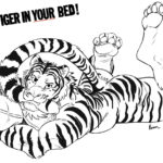 1286851 tiger in bed line