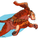 1286851 tiger running big