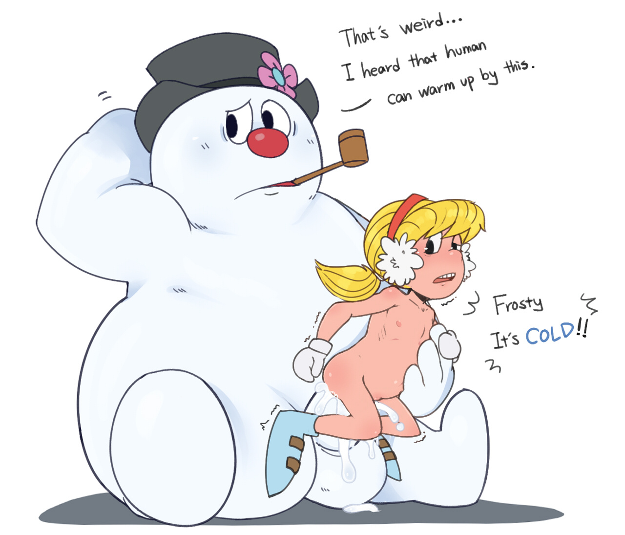 Frosty the snowman nude