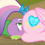 1288590 655867 questionable edit edited screencap screencap princess cadance spike facesitting facesitting on spike female male shipping show accurate show ac