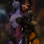 1291736 Widowmaker x Tracer 17