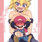 1292223 bowsette and mario mario series new super mario bros u deluxe and super mario bros drawn by cool kyou shinja 959d59223f794882c5f5a9c87aa5b683