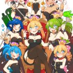 1292223 bowsette bowsette jr iggy koopa larry koopa lemmy koopa and others mario series and new super mario bros u deluxe drawn by mou tama maru sample 6d34916eb6381d647c0b4827c8901af3