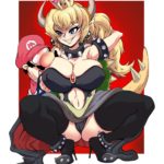 1292223 bowsette and mario by mrkashkiet dcno5su