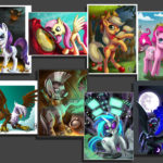 1121079 1 Year of MLP FIM Art by 14 bis