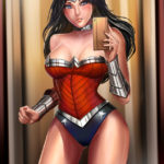 1313519 073 BADCOMPZ 433769 Wonder woman Flashing selfie 2