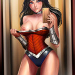 1313519 074 BADCOMPZ 433769 Wonder woman Flashing selfie