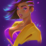 1345183 70736858 p0 Sombra Overwatch game fanart.